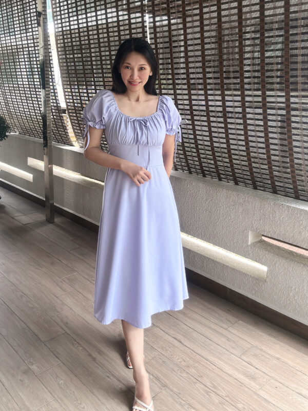 Princess Clavicle Dress 公主范锁骨连裙 - Image 3