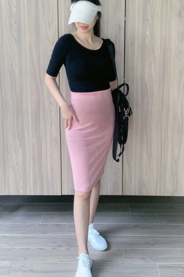 Suede Pencil Skirt  质感包臀裙