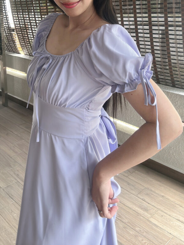Princess Clavicle Dress 公主范锁骨连裙 - Image 5