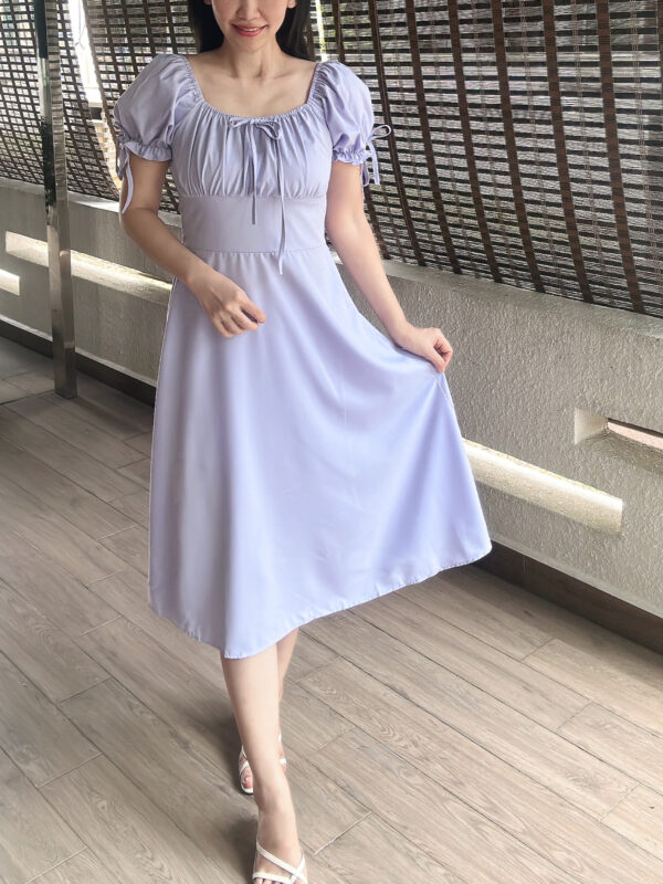 Princess Clavicle Dress 公主范锁骨连裙 - Image 2