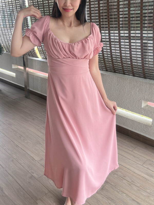 MARIAH French Low Cut Dress 法式低领连裙 - Image 8