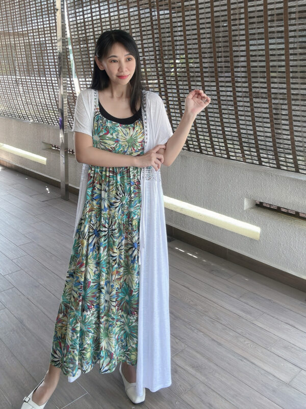 SISSIE Slip Dress (Green-blue) 盛夏光年吊带裙 - Image 6