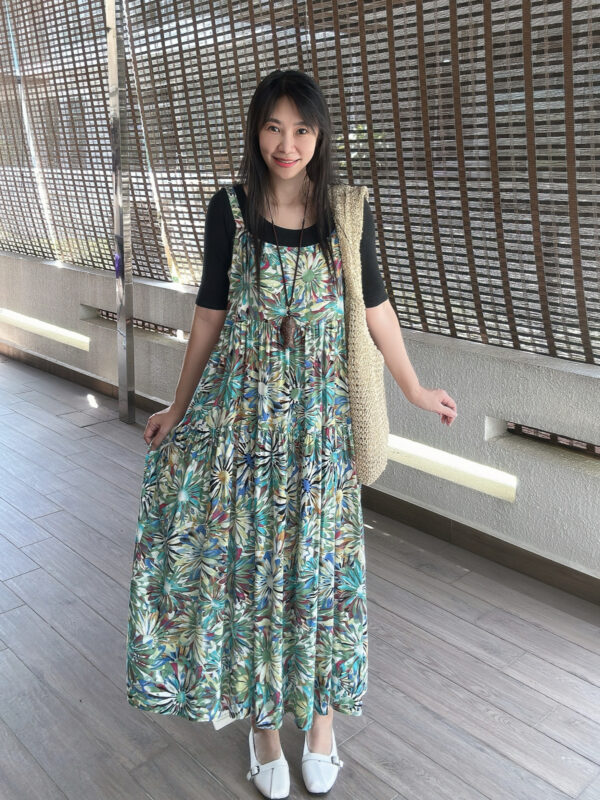 SISSIE Slip Dress (Green-blue) 盛夏光年吊带裙 - Image 5