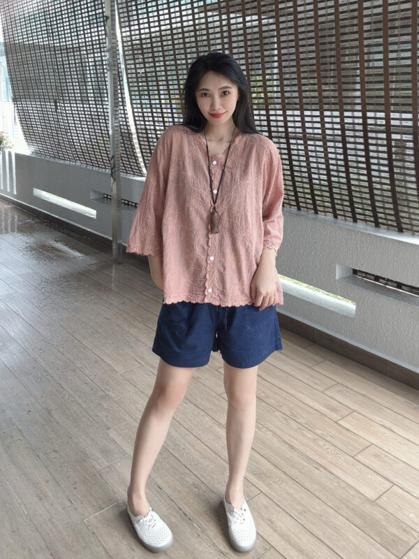 MIRA Ethic Embroidered Two Way Shirt 两穿 民族风刺绣开衫 - Image 9