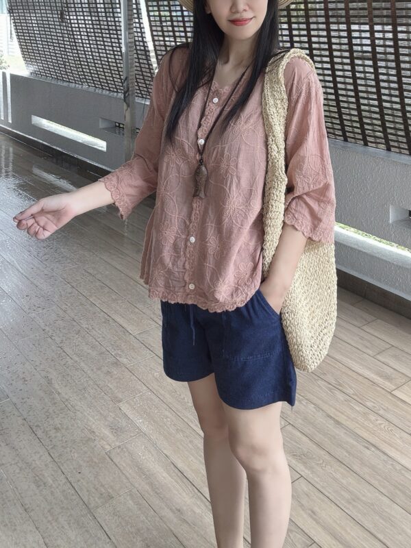 MIRA Ethic Embroidered Two Way Shirt 两穿 民族风刺绣开衫 - Image 7