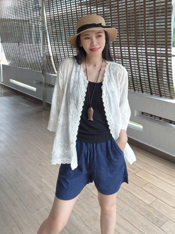 MIRA Ethic Embroidered Two Way Shirt 两穿 民族风刺绣开衫 - Image 11