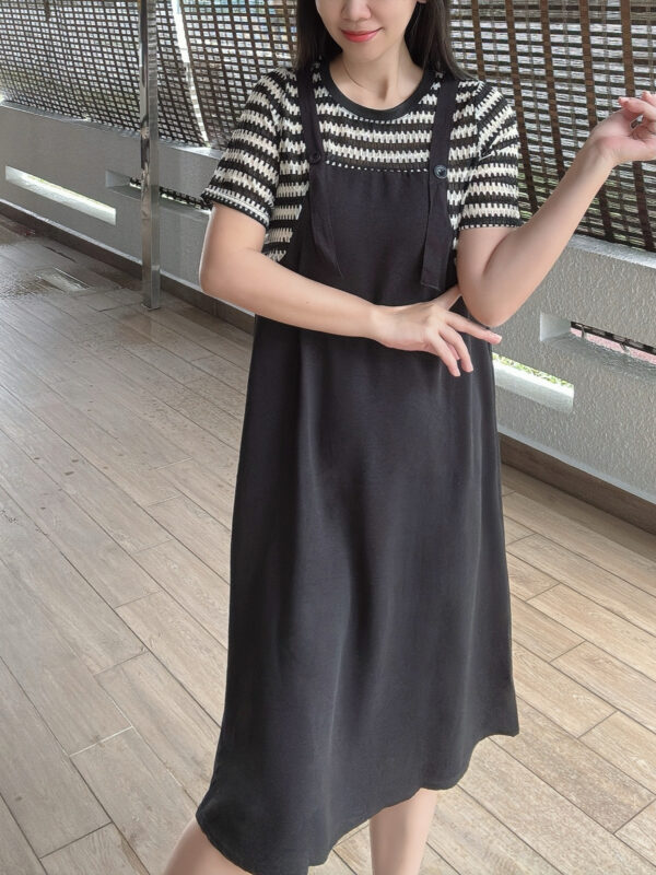 MARIS Loose Fake Two-piece 宽松A字假两件 - Image 4