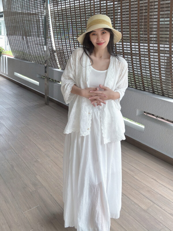 Flow White Skirt 纯白半裙