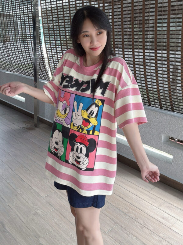 MICKEY CLUB OVERSIZE Tee 重磅潮版双面大tee 米奇家 - Image 3