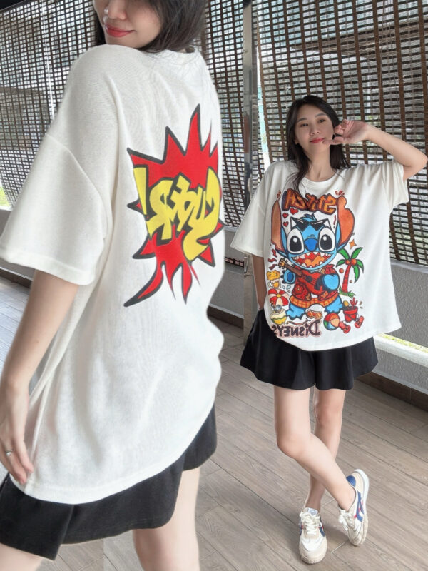 STITCH OVERSIZE Tee 重磅潮版双面大tee 史迪奇