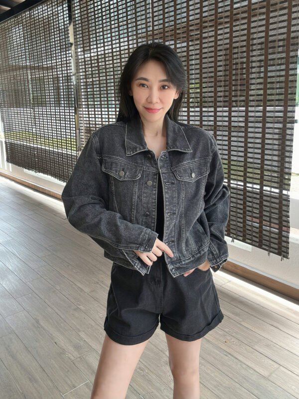 Punk Denim Jacket 美式牛仔机车夹克 - Image 5