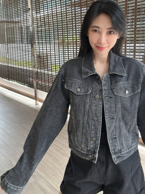 Punk Denim Jacket 美式牛仔机车夹克 - Image 4