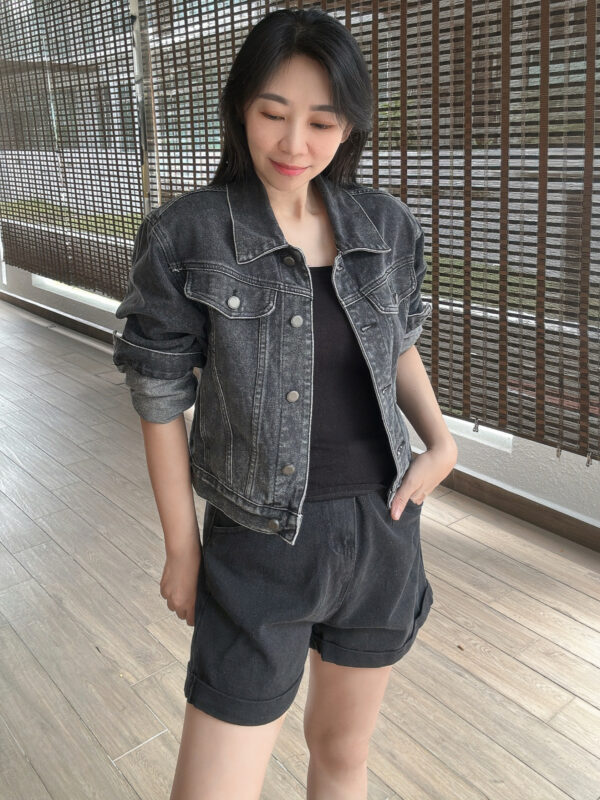 Punk Denim Jacket 美式牛仔机车夹克