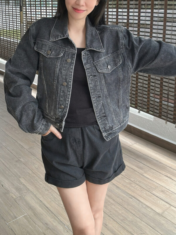 Punk Denim Jacket 美式牛仔机车夹克 - Image 2