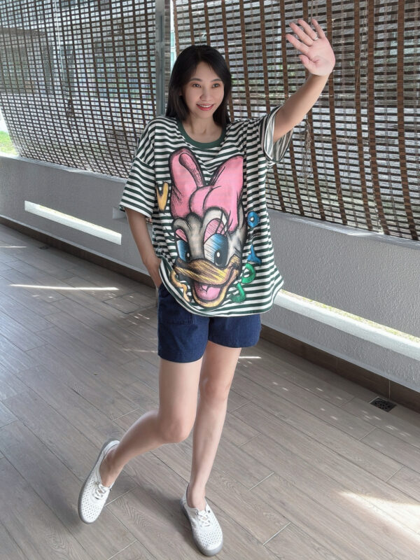 DAISY OVERSIZE Tee 戴茜 重磅潮版双面Tee - Image 2