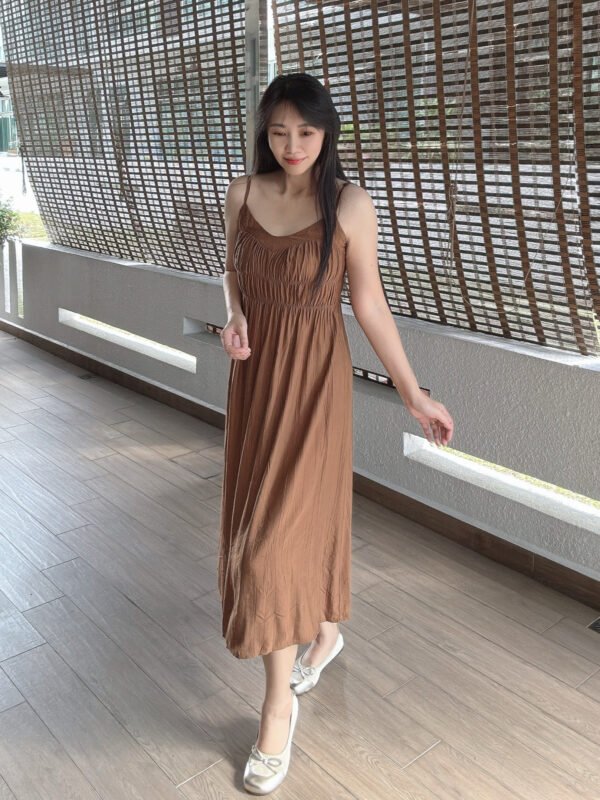 Maillard Style Sling Dress Set 美拉德系 高腰吊带裙套装 - Image 9