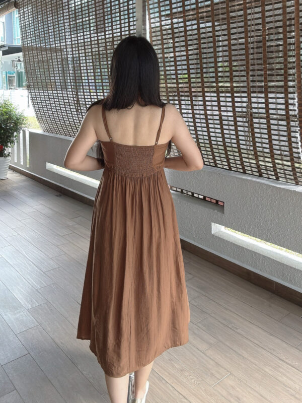 Maillard Style Sling Dress Set 美拉德系 高腰吊带裙套装 - Image 4