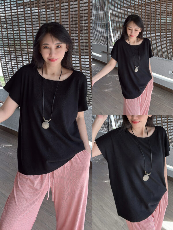 All-purpose style Minimalist Knit Top 极简慵懒风百搭针织上衣 - Image 6
