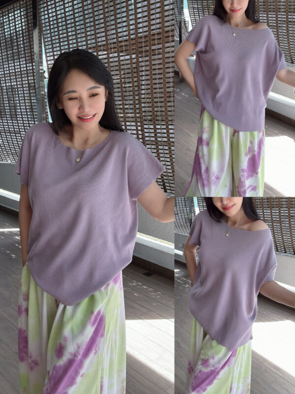 All-purpose style Minimalist Knit Top 极简慵懒风百搭针织上衣 - Image 4