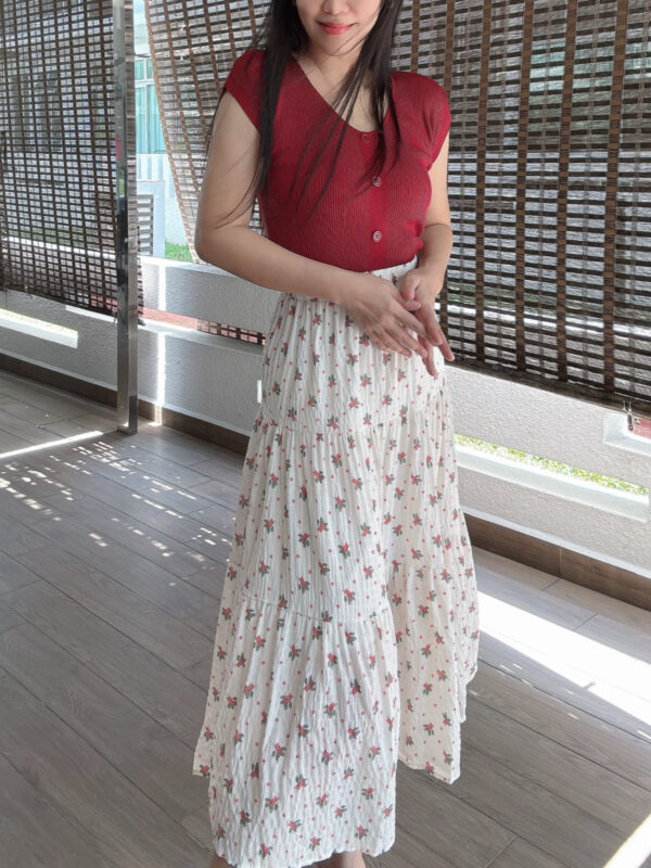 VERNA Floral Skirt 清雅小碎花蛋糕裙 - Image 4