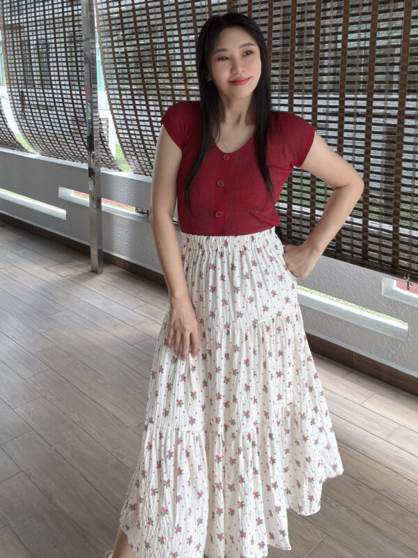 VERNA Floral Skirt 清雅小碎花蛋糕裙 - Image 5