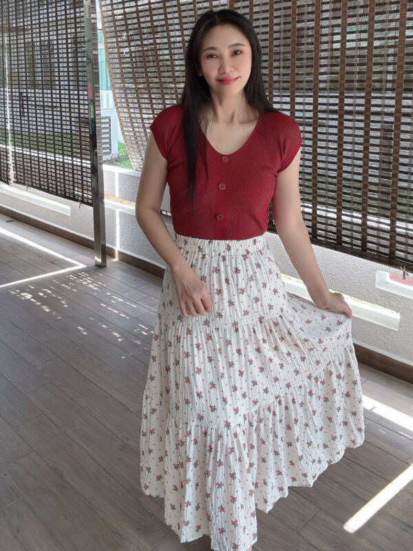 VERNA Floral Skirt 清雅小碎花蛋糕裙 - Image 2
