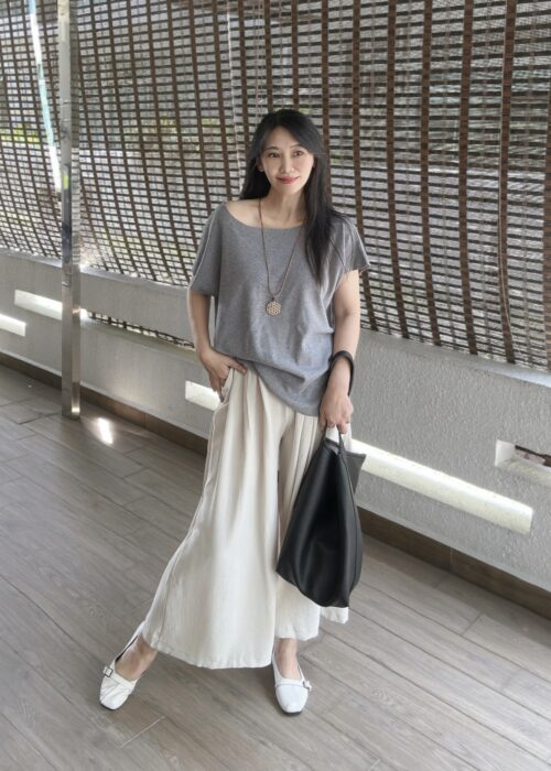 Comfy Wide-leg Pant 慵懒垂坠九分阔腿裤