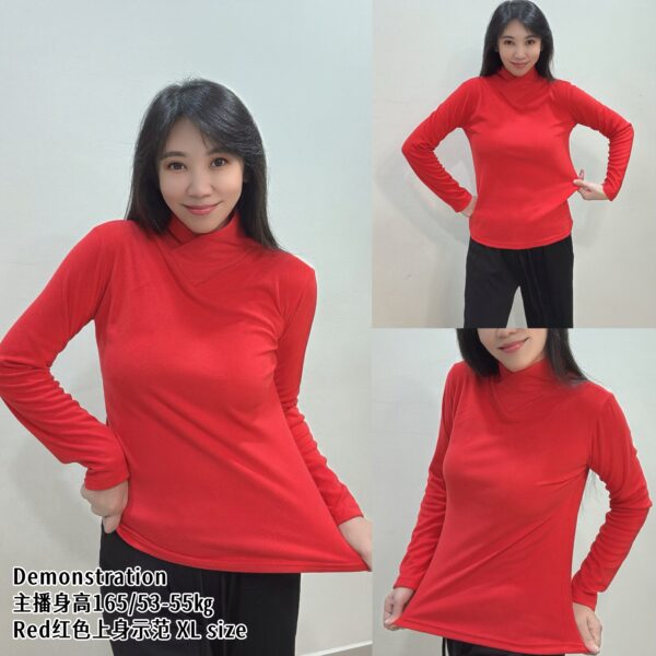 Warm Thermal Base Blouse 发热保暖衣 基础款百搭中领 - Image 8