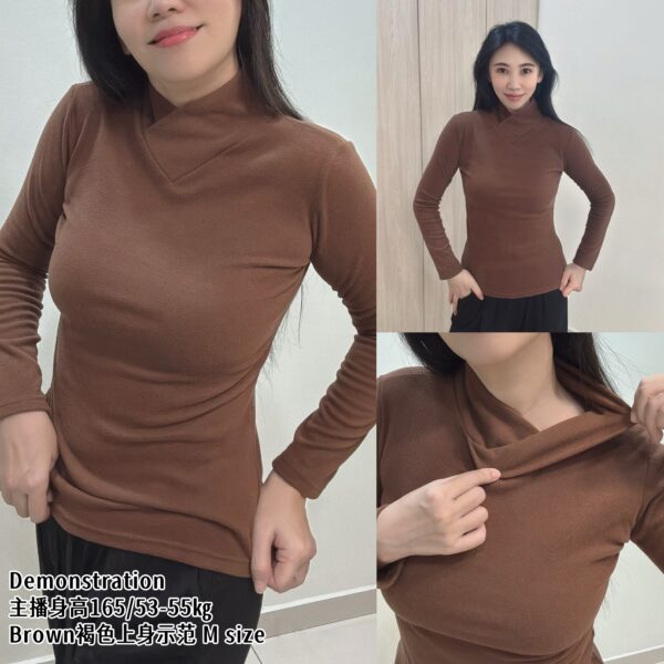 Warm Thermal Base Blouse 发热保暖衣 基础款百搭中领 - Image 6