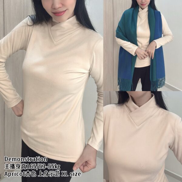 Warm Thermal Base Blouse 发热保暖衣 基础款百搭中领 - Image 5