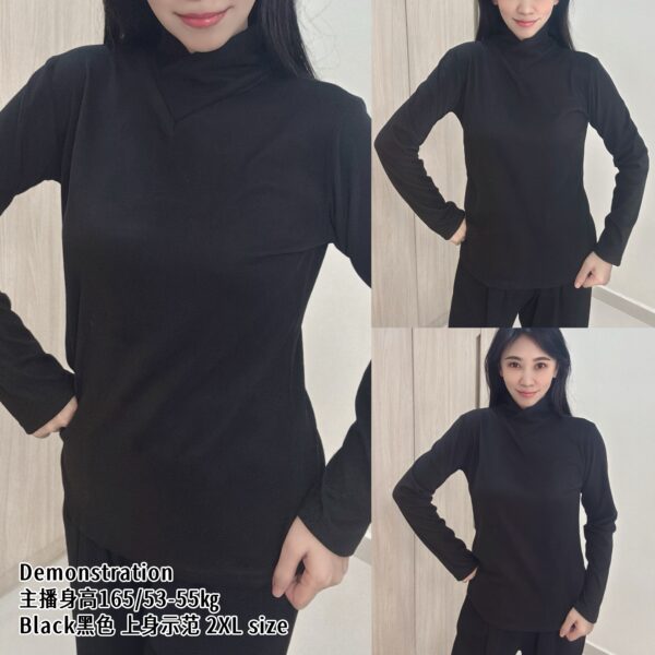 Warm Thermal Base Blouse 发热保暖衣 基础款百搭中领 - Image 4