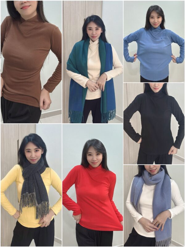 Warm Thermal Base Blouse 发热保暖衣 基础款百搭中领