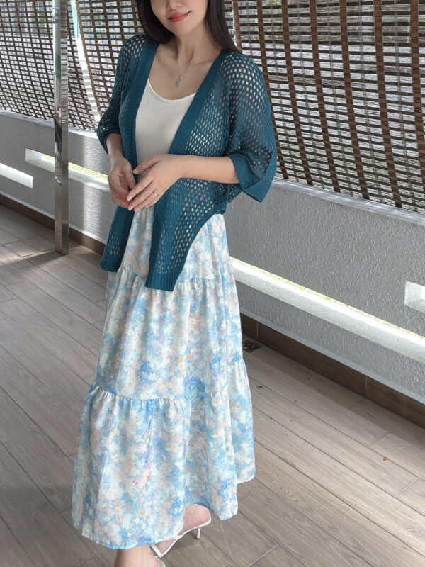 NYSSA Gentle Floral Skirt 温柔蓝碎花半裙 - Image 9