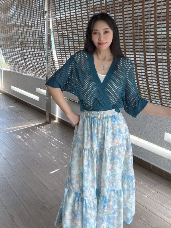 NYSSA Gentle Floral Skirt 温柔蓝碎花半裙 - Image 8