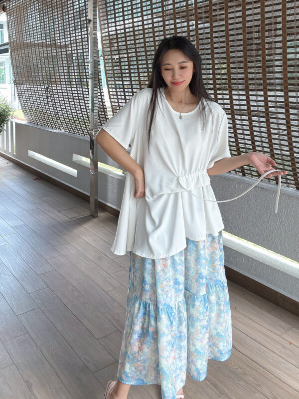 NYSSA Gentle Floral Skirt 温柔蓝碎花半裙 - Image 7