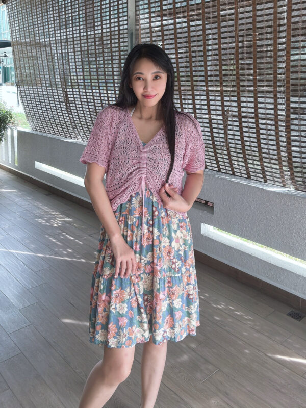 GIANNA Vacation Sling Dress 复古油画花 度假风吊带裙 - Image 8
