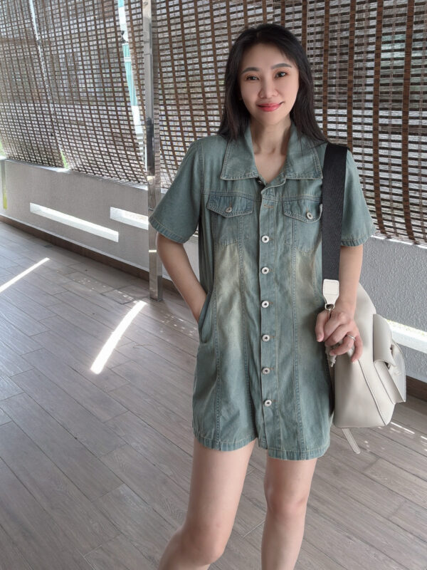 Mid-length Jeans Shirt 中长牛仔衬衫 - Image 6