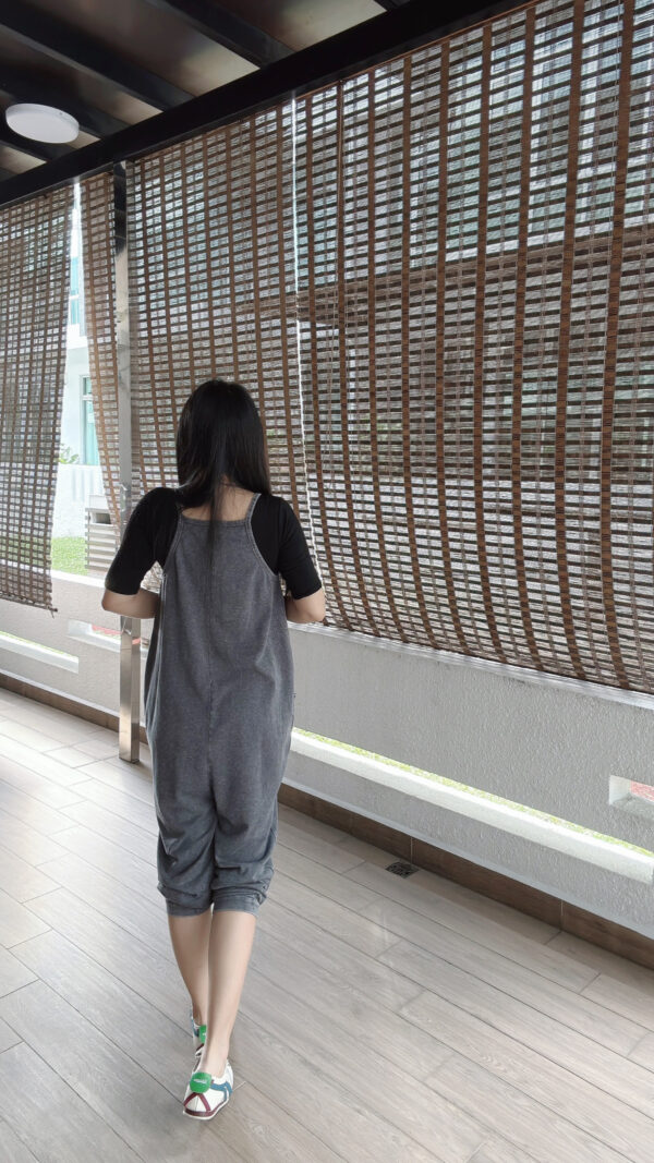 VARLA Pockets Harem Overall - Grey 口袋哈伦背带裤 灰 - Image 10
