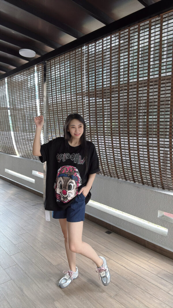 CHIP OVERSIZE Tee 重磅潮版双面大tee 花栗鼠 - Image 6