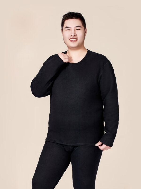 PREORDER - Extra Size Men's Winter Thermal Wool Set 预购- 加大码男款冬季加绒保暖套装 - Image 7