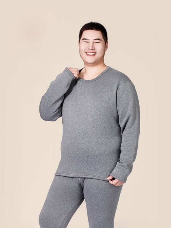PREORDER - Extra Size Men's Winter Thermal Wool Set 预购- 加大码男款冬季加绒保暖套装 - Image 8