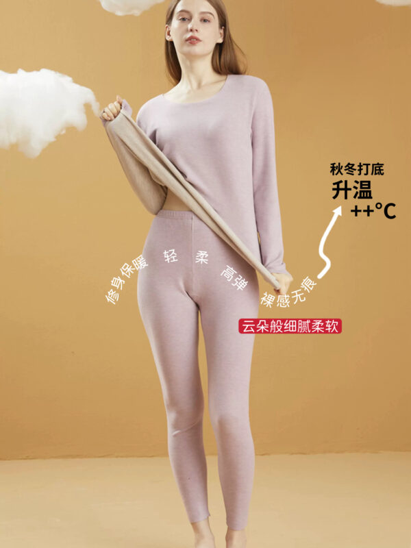 PREORDER -  Women Thin Thermal Set 预购- 女款无痕裸感秋冬保暖套装 - Image 4