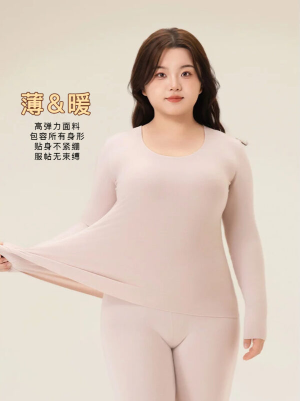 PREORDER -  Women Thin Thermal Set 预购- 女款无痕裸感秋冬保暖套装 - Image 5