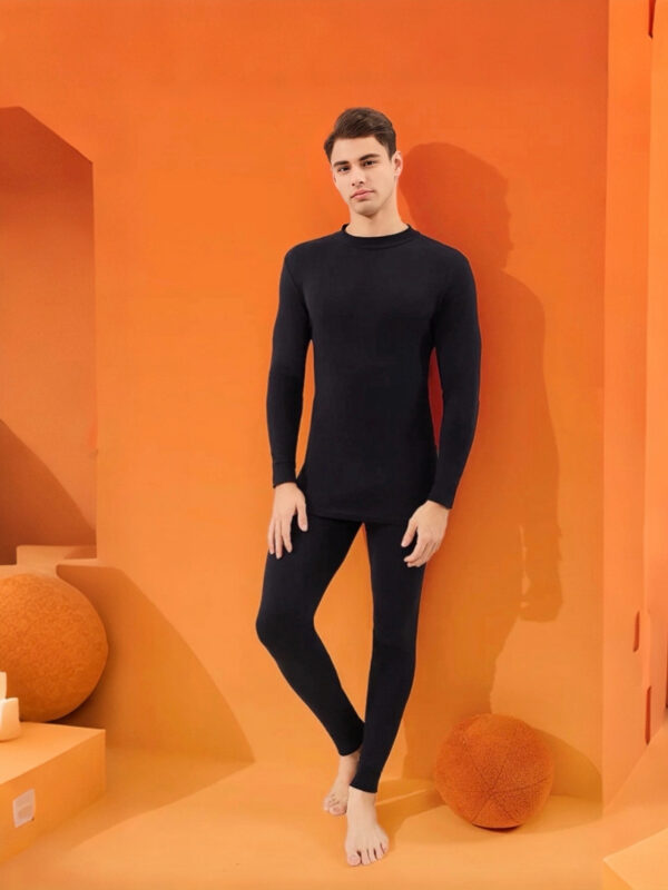 PREORDER - Men's Thin Thermal Underwear Set 预购- 男款磨绒薄款保暖套装 - Image 5