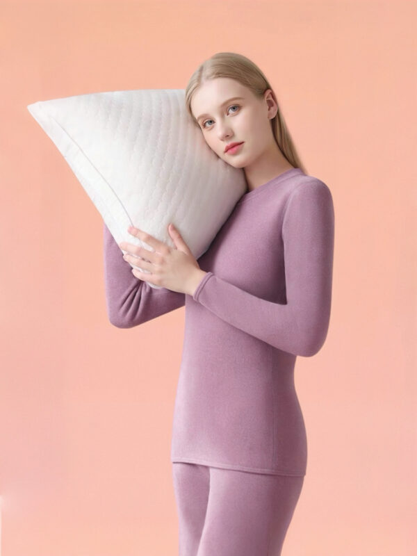 PREORDER -  Women Winter Thick Thermal Set 预购- 女款羊羔绒冬季保暖套装 - Image 5