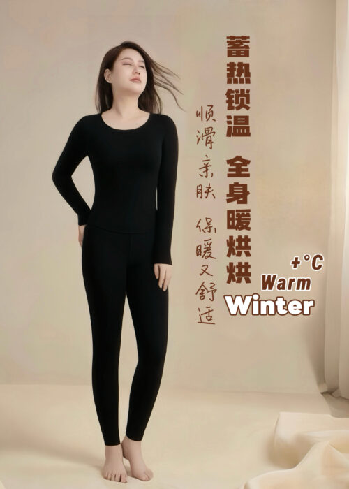 PREORDER -  Women Winter Thick Thermal Set 预购- 女款羊羔绒冬季保暖套装