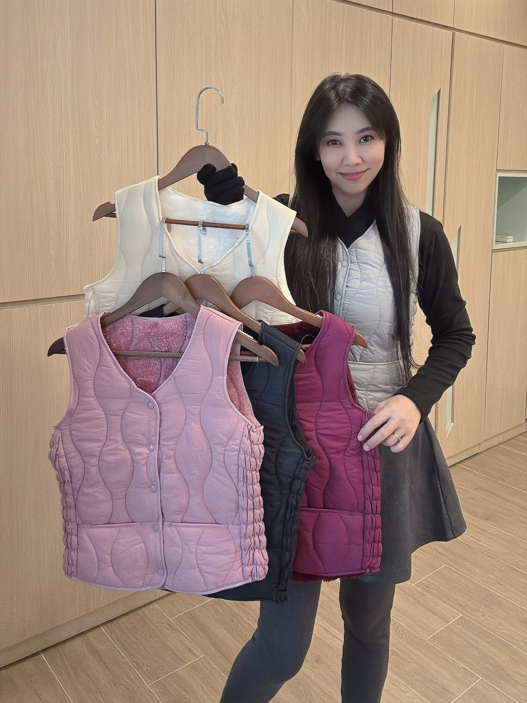 PREORDER - Autumn Fleece-lined Slimfit Vest 春秋冬加绒修身马甲