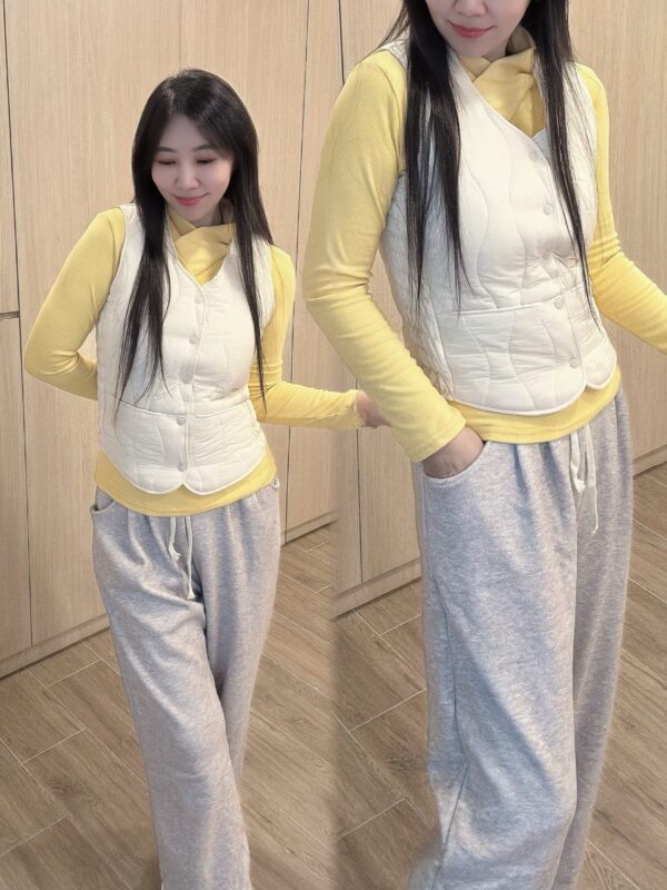 PREORDER - Autumn Fleece-lined Slimfit Vest 春秋冬加绒修身马甲 - Image 7