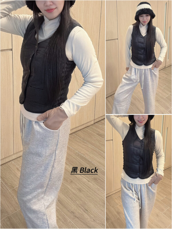 PREORDER - Autumn Fleece-lined Slimfit Vest 春秋冬加绒修身马甲 - Image 5