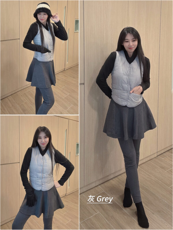 PREORDER - Autumn Fleece-lined Slimfit Vest 春秋冬加绒修身马甲 - Image 2